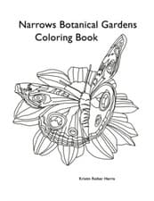 Image of Harris - Narrows Botanical Gardens Coloring Book - New paperback or so - X555z
