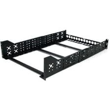 Image of Startech 3U Fixed 19" Adjustable Depth Universal Server Rack Rails 215Lb Load Ca