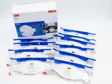 Image of 10x 3M Aura 9332+ FFP3 Valved Disposable Respirator Face Dust Masks Exp:2025