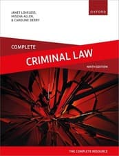 Image of Complete Criminal Law: Text, Cases, and Materials