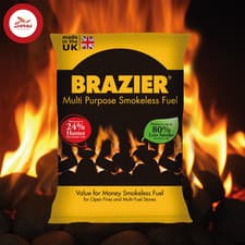 Image of Homefire Brazier Smokeless Coal 10kg | Long-Lasting, Low-Emission Fuel
