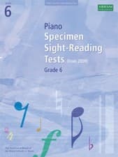 Image of Piano Specimen Sight-Reading Tests, Grade 6 (Sheet music)