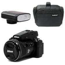 Image of Nikon COOLPIX P950 Compact Camera + Bag + Speedlite Flash