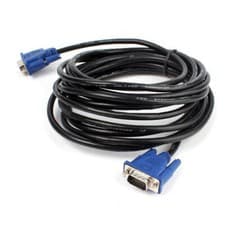 Image of 10M VGA Cable Extra Long VGA SVGA Male to Male 15 Pin PC LCD Monitor TV Lead UK