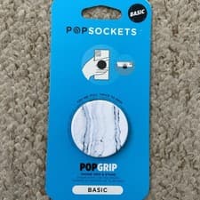 Image of PopSocket white granite grip Holder Basic Mobile Phone Expanding Stand Socket