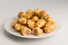 Image of NEW!! Mobi 12 Little Pigs in a Blanket Silicone Baking Mold, Pink