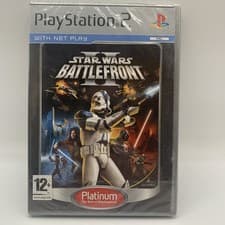 Image of Star Wars Battlefront II PS2 Game - Platinum Edition Rare New & Sealed