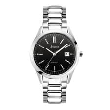 Image of Accurist Everyday 40mm Mens Round Silver Analogue Watch with Silver Bracelet