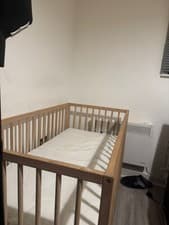 Image of Baby Cot Bed with Mattress
