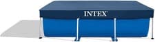 Image of Swimming Pool Cover Rectangle 3m x 2m, 20cm Intex 28038 Frameset Pool Cover Blue