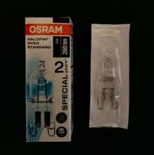 Image of Osram 25w Oven Bulb Lamp Cooker Appliance Light G9 2700k Halogen Halopin 260lm