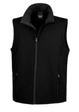 Image of Result Mens Printable Soft Shell Bodywarmer Inner Microfleece Workwear Gilets