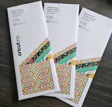 Image of 3 PACKS OF CRICUT JOY DELUXE PAPER ADHESIVE BACKED - By Design RRP £22.50