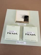 Image of Prada Dimensions Durable Multi Effect Eyeshadow Shade 06 PULP x 2 and 03 PULSE