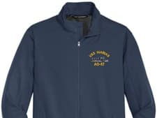 Image of USS MARIAS AO-57 Soft Shell Jacket.  New.  U.S. Navy