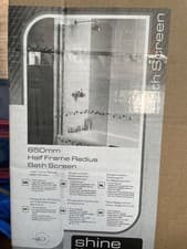 Image of Aqualux Shine Collection Bath Screen