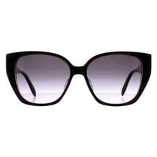 Image of Alexander McQueen Sunglasses AM0284S 002 Black Grey Gradient