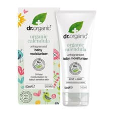 Image of New! Dr. Organic Calendula Baby Moisturiser 50ml Unfragranced Gentle Cream