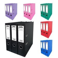 Image of Pack of 3 Lever Arch Files A4 Document Paperwork Filing 560 Sheets Home Office