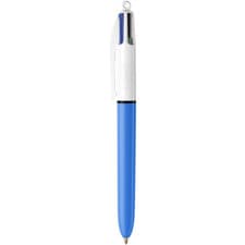 Image of BIC 4 Colours Ballpoint Pens - Original Fluo Grip Pro Shine Fine - Choose Style