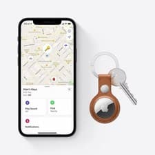Image of Genuine Apple AirTag 4 Pack Item Tracker Keys Wallet Luggage Pet Find My - NEW