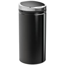 Image of HOMCOM Automatic Hand Sensor Dustbin Kitchen Waste Bin Rubbish Can 42L Black