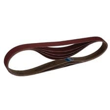 Image of Draper Cloth Sanding Belt 25 x 762mm 120 Grit 5 Pack 08698