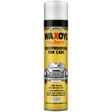 Image of Hammerite Waxoyl Aerosol Clear Rust Protection Spray Cars Doors Vehicle 400ml