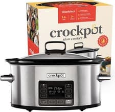 Image of Crock-Pot TimeSelect Digital Slow Cooker Programmable Display 5.6 L CSC066