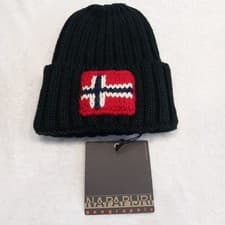 Image of Napapijri Knit Beanie one size Black bnwt