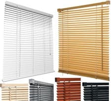 Image of PVC Venetian Blinds Easy Fit Trimable Home Office Window VENETIAN Blind Curtain