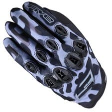 Image of FIVE STUNT EVO 2 LEOPARD BLACK SUMMER VENTED MOTORCYCLE MOTORBIKE LADIES GLOVE