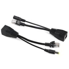 Image of PoE Injector and PoE Splitter - 5.5 x 2.1 mm - Ethernet