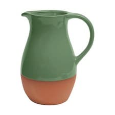 Image of Dexam Sintra Glazed Terracotta Jug Green