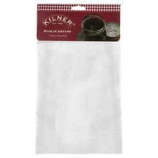 Image of Kilner Cotton Muslin Square for Jam Marmalade Jelly Preserves - 50cm x 50cm