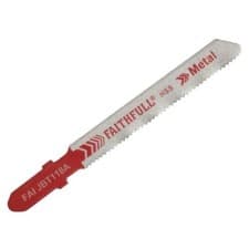 Image of Faithfull 8009-HSS Metal Cutting Jigsaw Blades Pack of 5 T118A FAIJBT118A