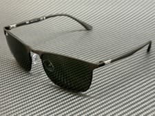 Image of RAY BAN RB3686 186 31 Black Green Unisex 57 mm Sunglasses