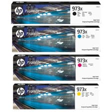 Image of Genuine HP 973X Black/Cyan/Magenta/Yellow Ink Cartridge Multipack