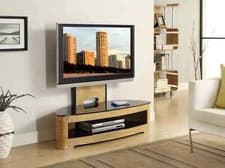 Image of JF209 Florence Cantilever TV Stand in Oak for up to 50