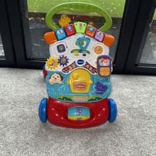 Image of VTech First Steps Baby Walker | Push Along Toy with Shapes,...