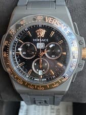 Image of New  Original  Versace Greca Extreme Chronograph  Quartz Watch VE7H00323 