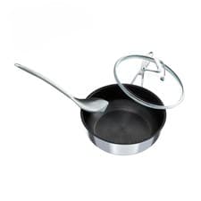 Image of Circulon SteelShield C-Series Chef Pan & Spoon Stainless Steel Cookware - 24 cm