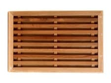 Image of Wooden Bread Cutting Board With Grid Crazystock Selection