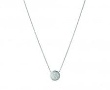 Image of LINKS OF LONDON Diamond Essentials Sterling Silver Pave Necklace RRP240 NEW