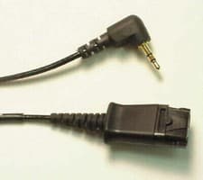 Image of New Plantronics 2.5mm to QD Quick Disconnect 10FT (3m) Cable - P/N - 70765-01