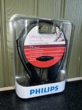 Image of Philips SHP1800 Headphones Hi-Fi TV Stereo Wired 6m Cable Boxed NEW