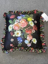 Image of Ted Baker Floral Cushion 45x45 Cm New With Tags