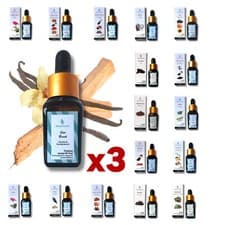 Image of 3 x Premium Aroma Scented Fragrance Oils 10ml Bottles for Diffusers & Oil Burner