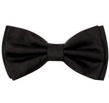 Image of BOSS Papillon Men H-Bow Tie In Silk Jacquard Black 50480280