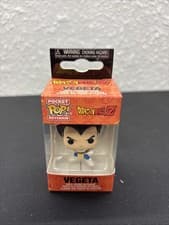 Image of Funko Pocket Pop! Keychain Dragon Ball Z - Vegeta Vinyl Figure NIB